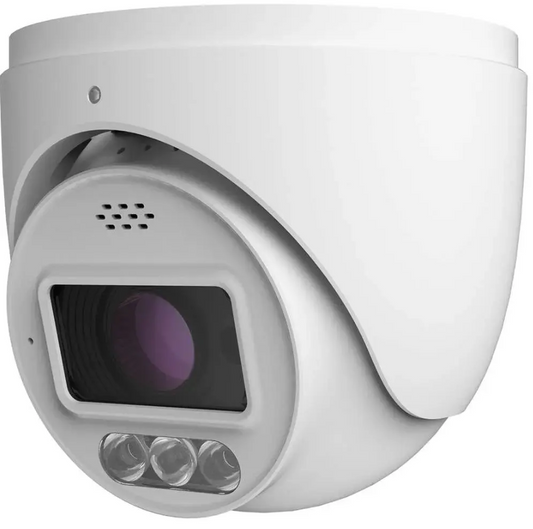 Zaynes Active Deterrence fixed lens 4K 8MP Security Camera Turret 2.8mm Fixed
