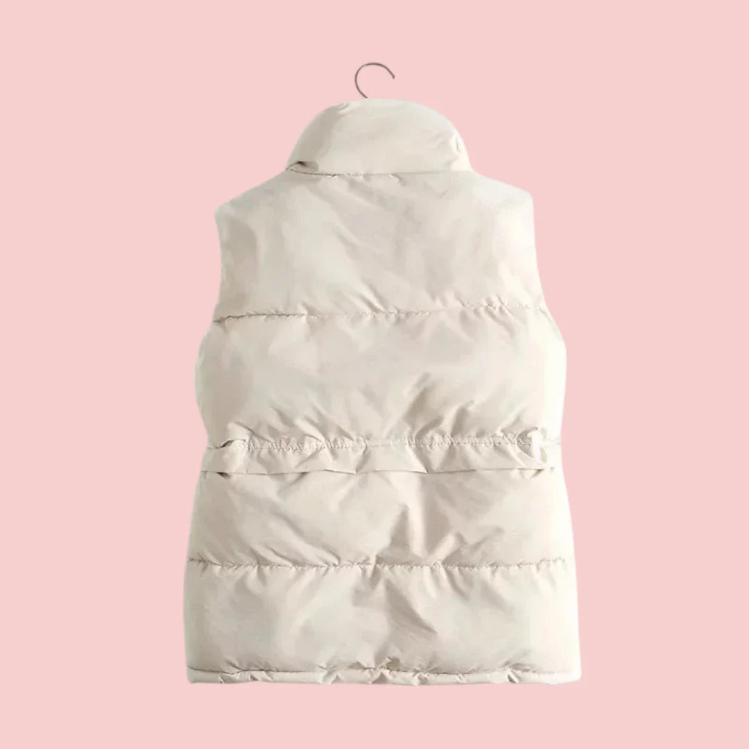 Dames Bodywarmer Winddichte Lichtgewicht Gevoerde Outdoor Gilet