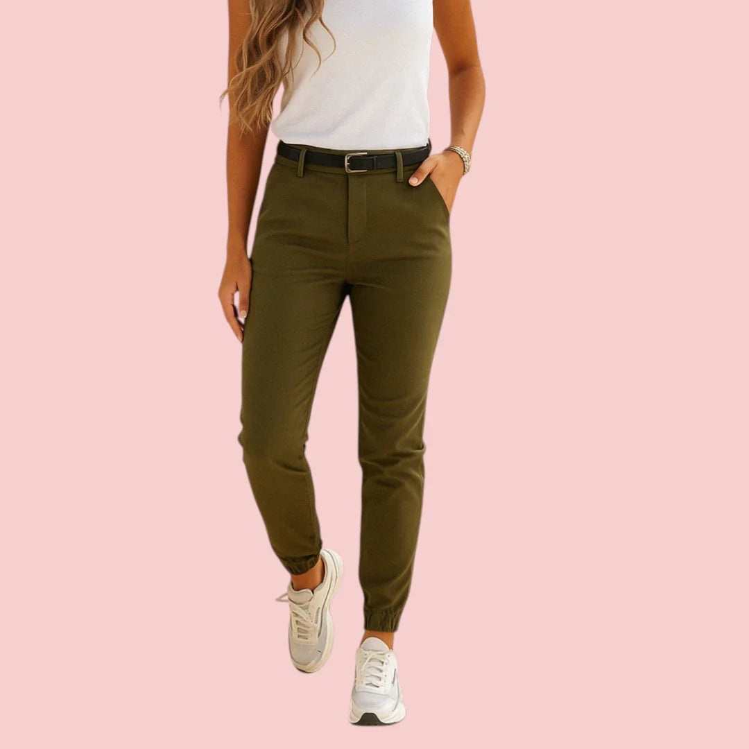 Dames Chino Broek – Slim Fit Model met Stretch