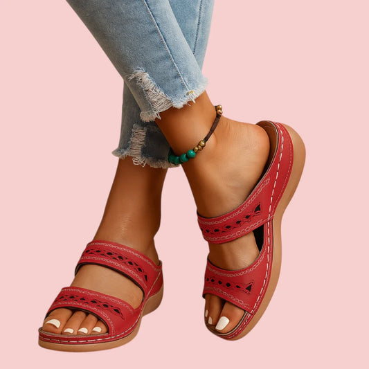 Dames Wandelsandalen – Stevige Zool & Verstelbare Bandjes voor Optimale Steun