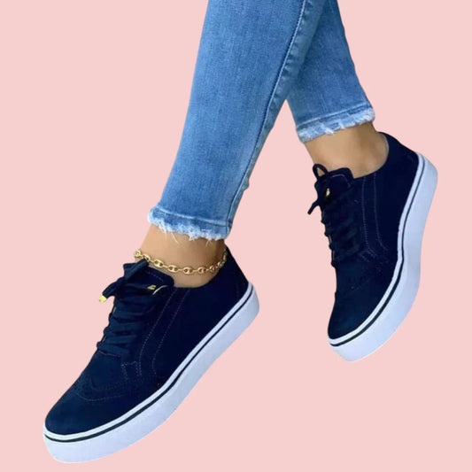Dames casual sneakers Modieuze sneakers met ademend materiaal en comfortabele zool