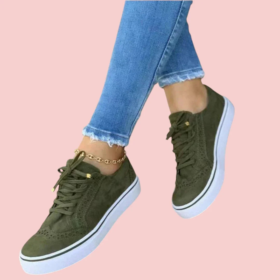 Dames casual sneakers Modieuze sneakers met ademend materiaal en comfortabele zool
