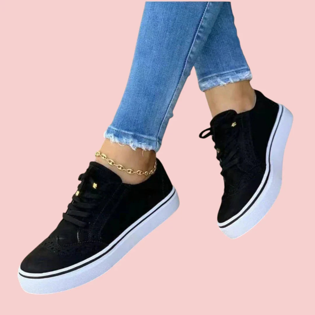 Dames casual sneakers Modieuze sneakers met ademend materiaal en comfortabele zool