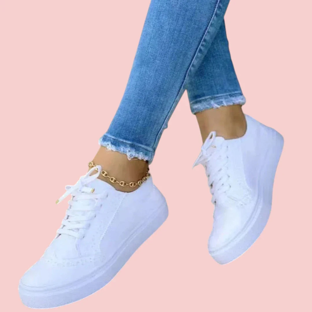 Dames casual sneakers Modieuze sneakers met ademend materiaal en comfortabele zool