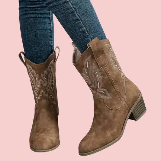Dames Cowboylaarzen Trendy Westernlaarzen Met Comfortabele Pasvorm En Tijdloos Design